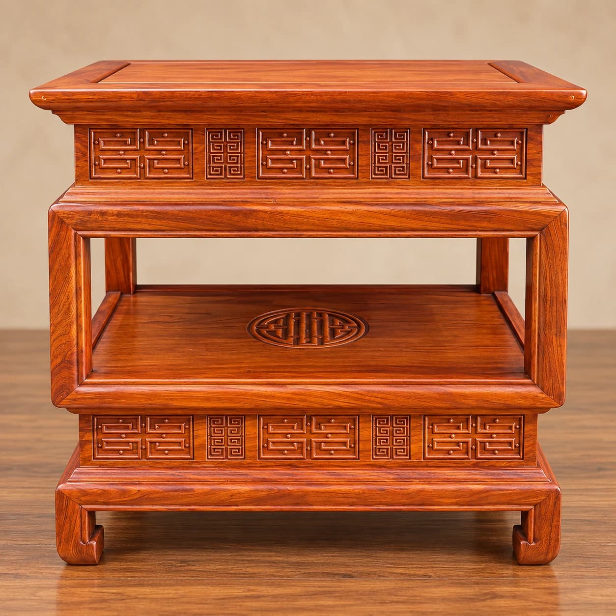 Đôn Gỗ Hai Tầng