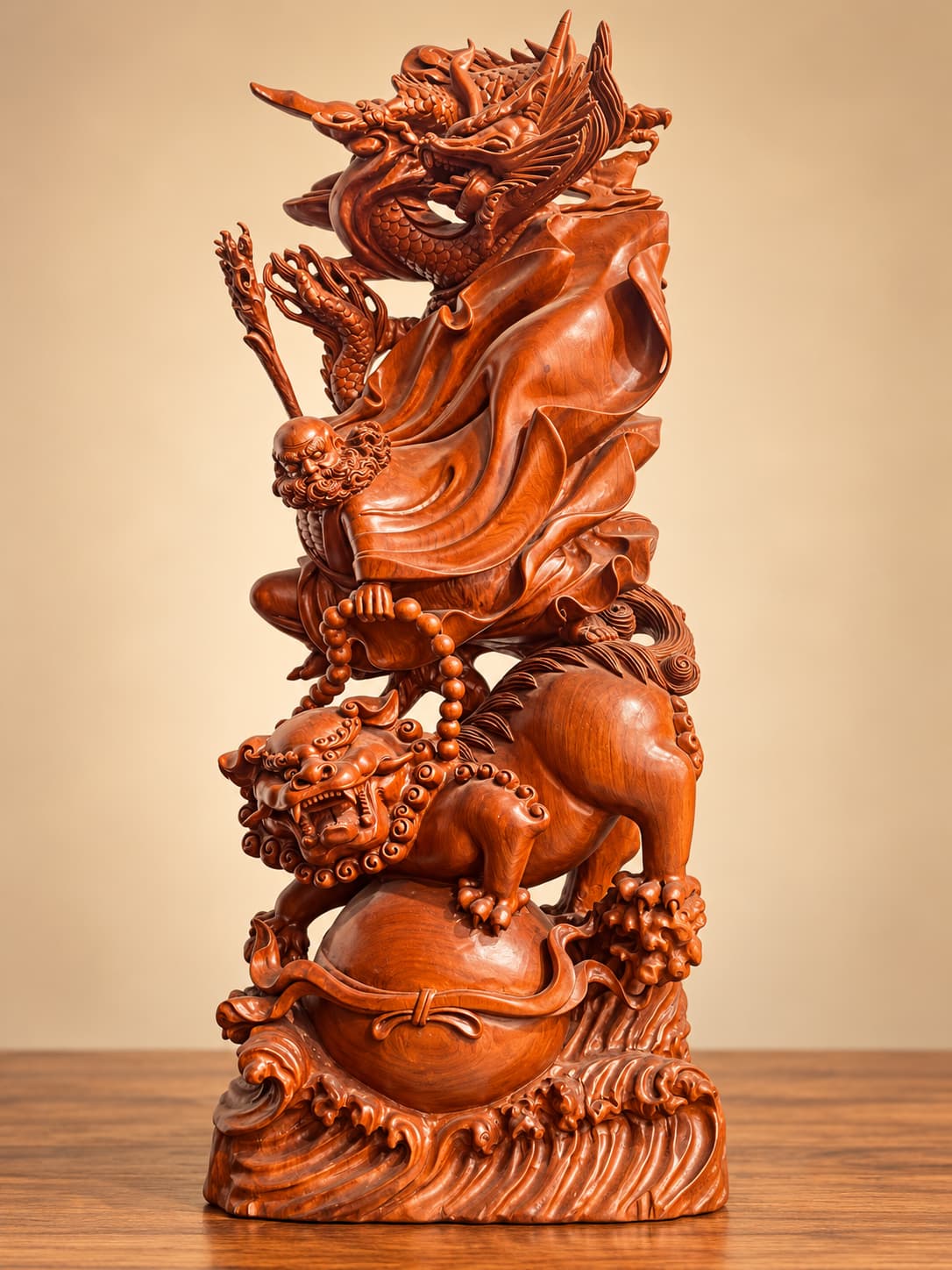 Tượng Đạt Ma Hàng Long Phục Hổ