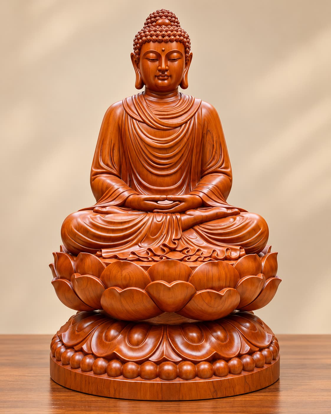 Tượng Phật Thích Ca Ngồi Đài Sen